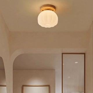 Celako™ Albore Ceiling Light | Wood Dining Room Lighting