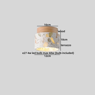 Celako™ Sabira Ceiling Light | Terrazzo Living Room Lighting