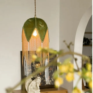 Celako™ Voilage Pendant Light | Cloth French Vintage Bedroom Lighting