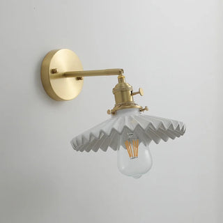 Celako™ Vestra Wall Light | Copper Ceramic Bedroom Lighting