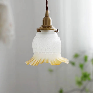 Celako™ Satinato Pendant Light | Frosted Glass Bedroom Lighting