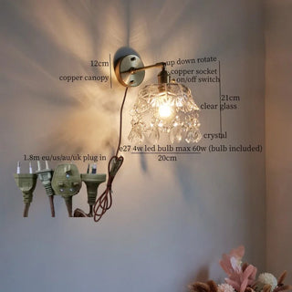 Celako™ Verrion Wall Light | Glass Living Room Lighting