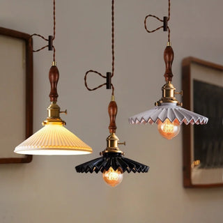 Celako™ Piegato Pendant Light | Ceramic Dining Room Lighting