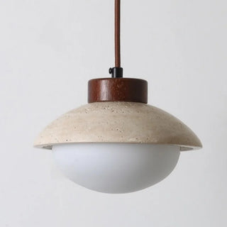 Celako™ Caverna Pendant Light | Yellow Travertine Kitchen Island Lighting