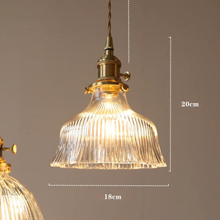 Celako™ Vitova Pendant Light | Polished Copper Bedroom Lighting