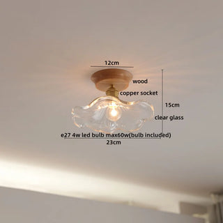 Celako™ Mokuto Ceiling Light | Glass Copper Nordic/Japanese/Modern