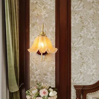 Celako™ Verdius Wall Light | Stained Glass Bedside Lighting