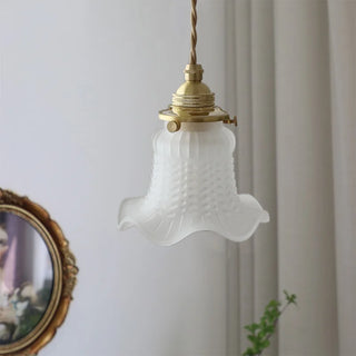 Celako™ Vitrario Pendant Light | Copper Frosted Glass Bedroom Lighting