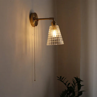 Celako™ Cuverra Wall Light | Copper Glass Living Room Lighting