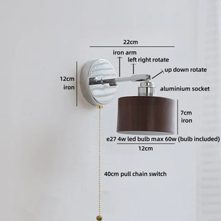Celako™ Ombrae Wall Light | Iron Bedside Lighting