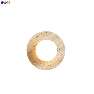 Celako™ Trevina Wall Light | Travertine Bedroom Lighting