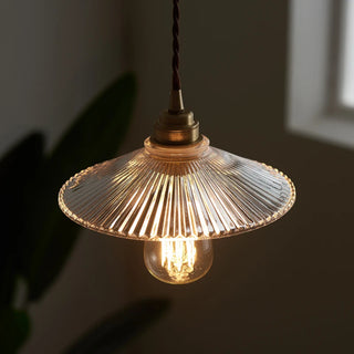 Celako™ Plisse Pendant Light | Clear Glass Nordic Minimalism