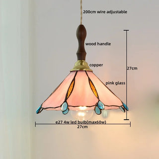 Celako™ Coralia Pendant Light | Glass Stone Bedroom Lighting