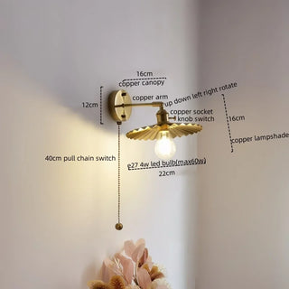 Celako™ Cupraluna Wall Light | Copper Dining Room Lighting