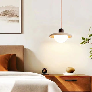 Celako™ Travario Pendant Light | Yellow Travertine Kitchen Island Lighting