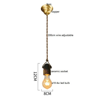 Celako™ Satori Pendant Light | Ceramic Bedside Lighting