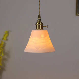Suspension Celako™ Tsukinari | Luminaire en céramique pour îlot de cuisine