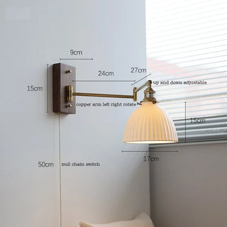 Celako™ Cereso Wall Light | Ceramic Entryway Lighting