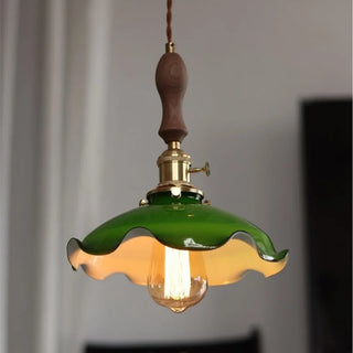 Celako™ Viridore Pendant Light | Green Glass Kitchen Island Lighting