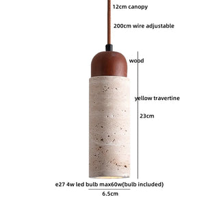 Celako™ Lumenis Pendant Light | Travertine Dining Room Lighting