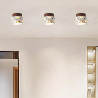 Celako™ Terzola Ceiling Light | Terrazzo Bedroom Lighting