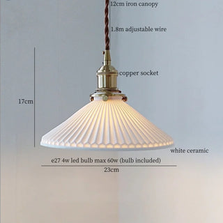 Celako™ Kaolori Pendant Light | Ceramic Bedroom Lighting