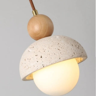 Celako™ Tiverni Pendant Light | Yellow Travertine Modern Style