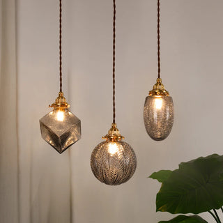 Celako™ Auremist Pendant Light | Glass Stone Kitchen Island Lighting