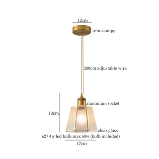 Celako™ Kinzakura Pendant Light | Glass Japan Vintage