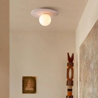 Celako™ Calaro Ceiling Light | Yellow Travertine Kitchen Island Lighting