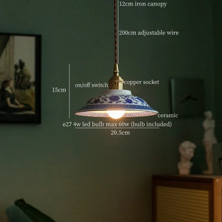 Celako™ Kaolinite Pendant Light | Glazed Ceramic Kitchen Island Lighting
