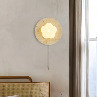 Celako™ Sabilune Wall Light | Yellow Travertine Living Room Lighting