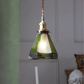 Celako™ Verdalite Pendant Light | Green Glass Kitchen Island Lighting