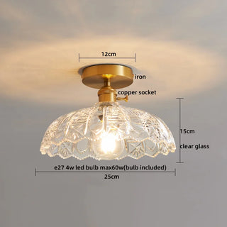 Celako™ Opalith Ceiling Light | Glass Stone Living Room Lighting