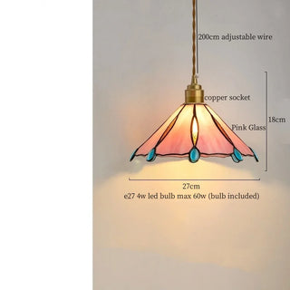 Celako™ Cuproglas Pendant Light | Glass Vintage Bedroom Lighting
