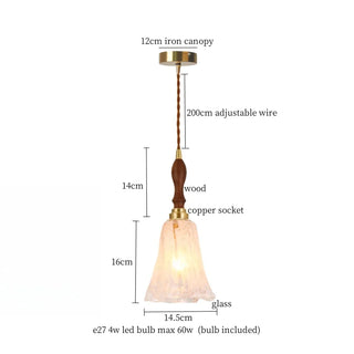 Celako™ Aurivelle Pendant Light | Glass Stone Kitchen Island Lighting