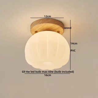 Celako™ Albore Ceiling Light | Wood Dining Room Lighting