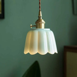 Celako™ Nymphaea Pendant Light | Ceramic Dining Room Lighting