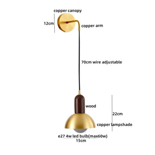 Celako™ Cuparo Wall Light | Copper Living Room Lighting