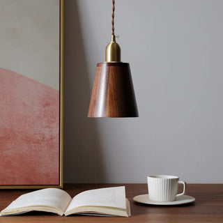Celako™ Sylvan Pendant Light | Wood Mid Century Modern Bedroom Lighting