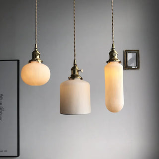 Celako™ Aurika Pendant Light | Ceramic Dining Room Lighting