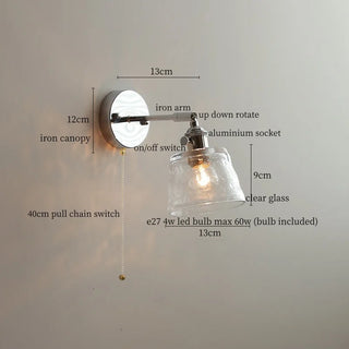 Celako™ Vitraline Wall Light | Glass Modern Style Bedroom Lighting