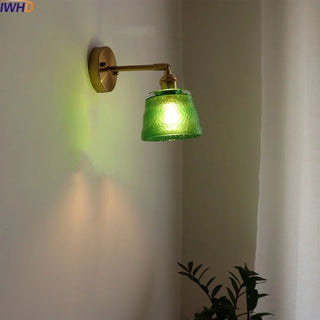Celako™ Aokiri Wall Light | Green Glass Living Room Lighting