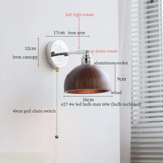 Celako™ Ardura Wall Light | Wood Mid Century Modern Living Room Lighting