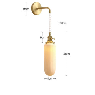 Celako™ Ceraqua Wall Light | Ceramic Bedroom Lighting