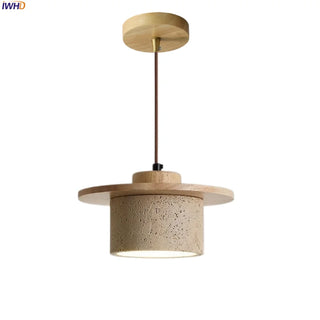 Celako™ Aurentia Pendant Light | Yellow Travertine Kitchen Island Lighting