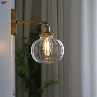 Celako™ Sperla Wall Light | Glass Stone Bedroom Lighting