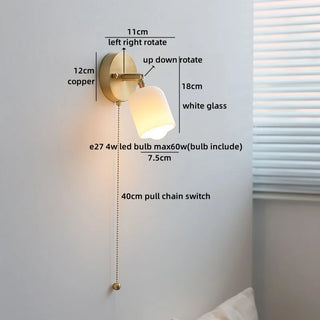 Celako™ Elara Wall Light | Walnut Wood Hallway Lighting