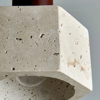 Celako™ Tiberis Pendant Light | Yellow Travertine Kitchen Island Lighting