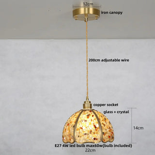 Celako™ Facetum Crystal Pendant Light | Glass Crystal Dining Room Lighting